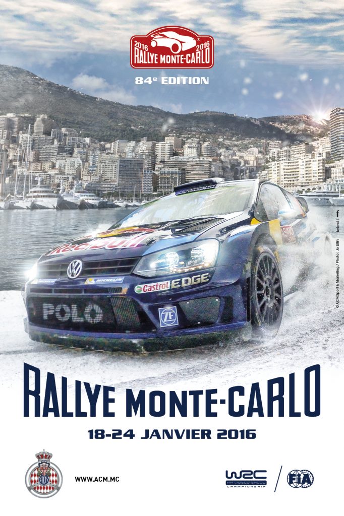 Affiche Rallye Monte-Carlo 2016
