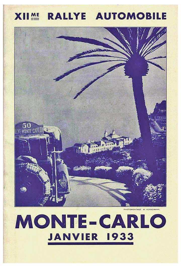 RALLYE MONTE-CARLO 1933