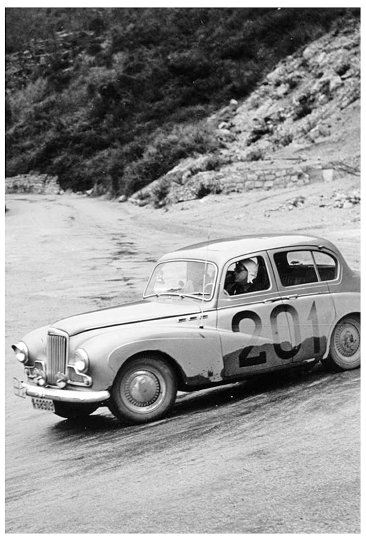 25e RALLYE MONTE-CARLO 1955 - LE VAINQUEUR RALLYE MONTE-CARLO 1955