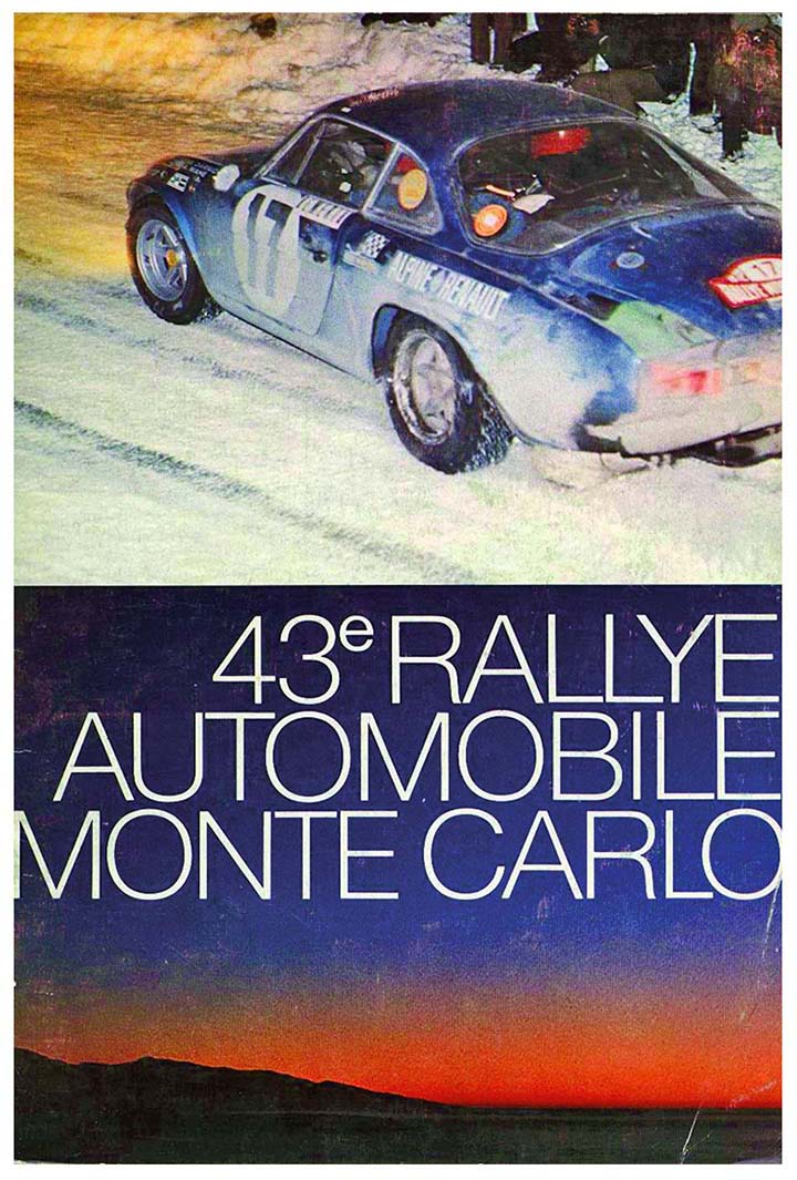 RALLYE MONTE-CARLO 1974