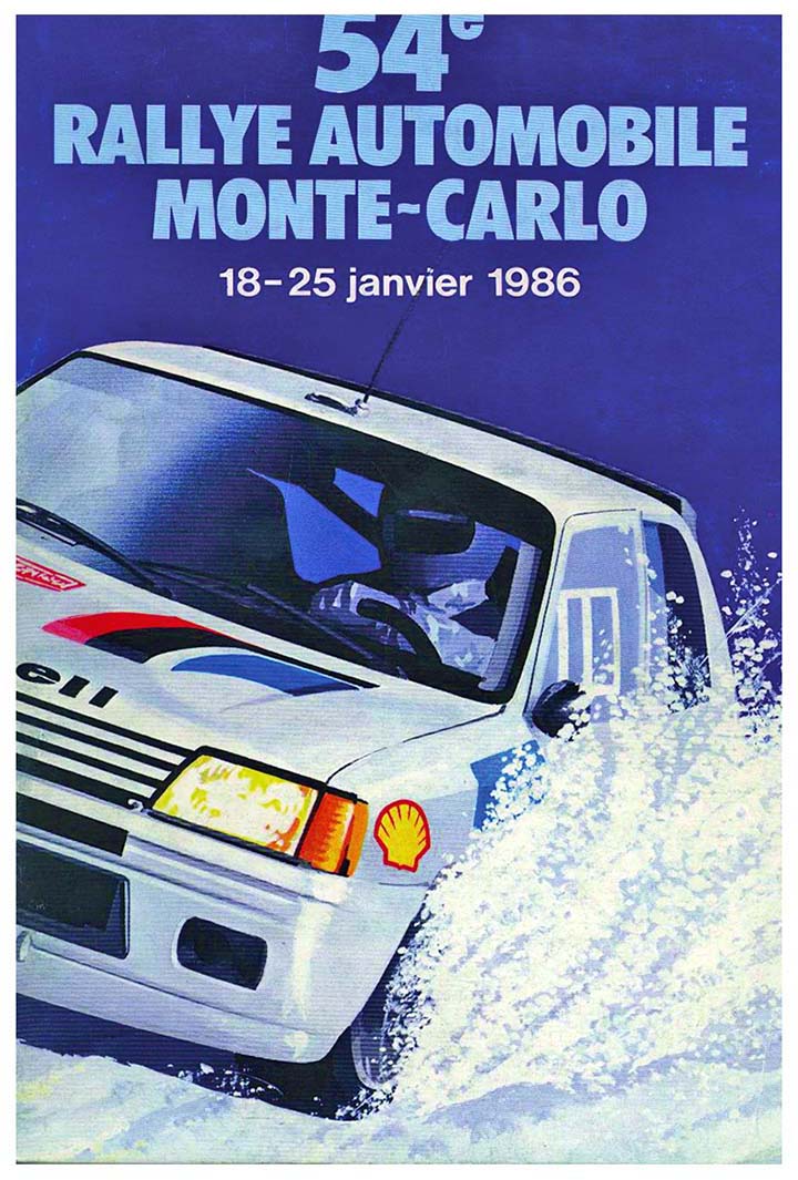 RALLYE MONTE-CARLO 1986