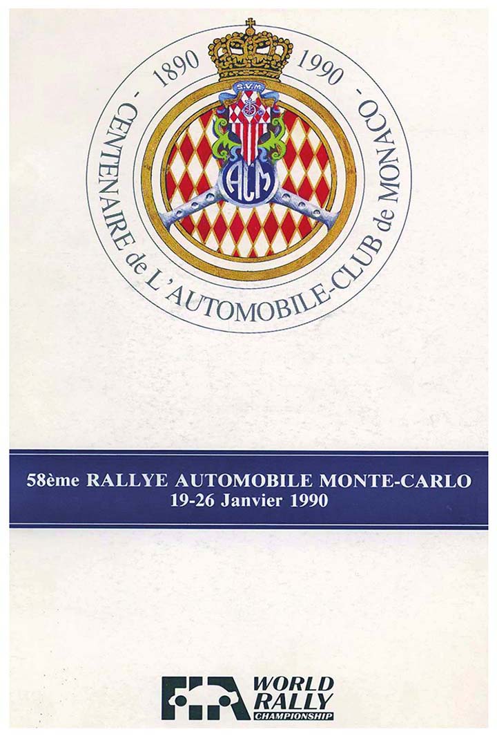 RALLYE MONTE-CARLO 1990