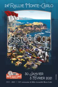 affiche Rallye Monte-Carlo Historique 2021