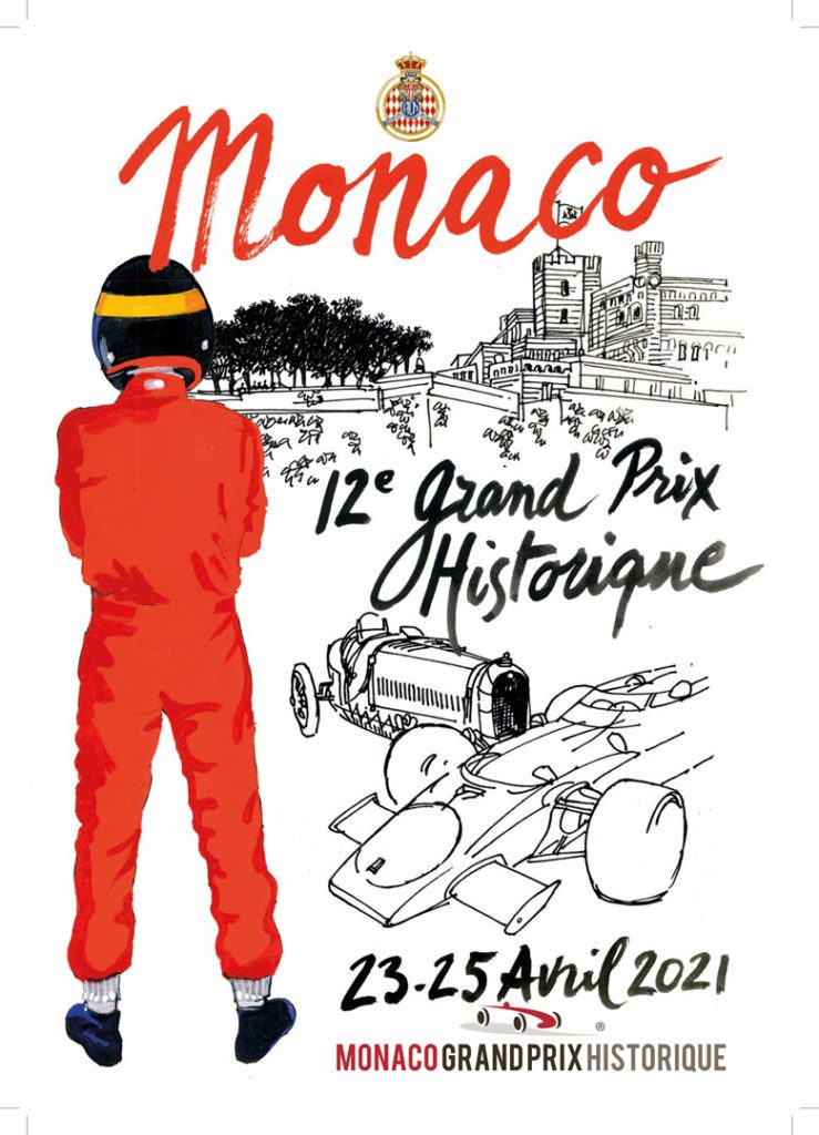 Affiche Grand Prix de Monaco Historique 2021