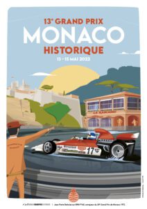 affiche Grand Prix de Monaco Historique 2022