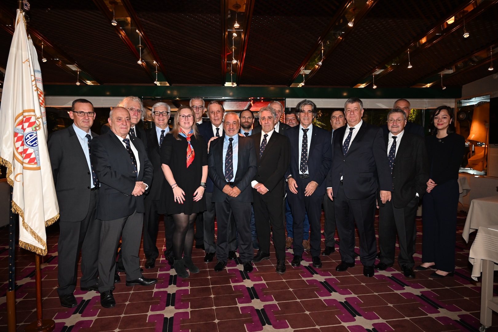 The ACM medalists honored by Michel BOERI Automobile Club de Monaco